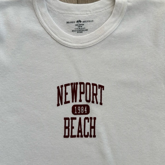 Brandy Melville Ashlyn Newport Shirt White - Picture 4 of 4